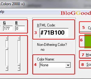 Программа - «HTMLColors 2000»