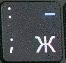 символ «-» при включенном режиме NumLock.