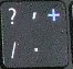 символ «+» при включенном режиме NumLock.