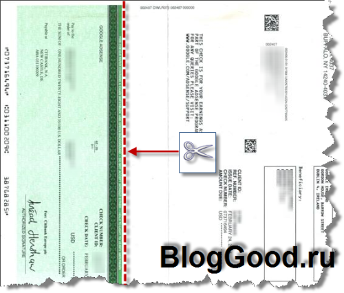 Как обналичить чек Google Adsense через Приват24