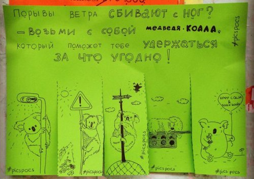 Забавные и веселые объявления от киевской художницы Насти Винокуровой