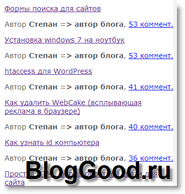Как вывести самые комментируемые записи без плагина на WordPress