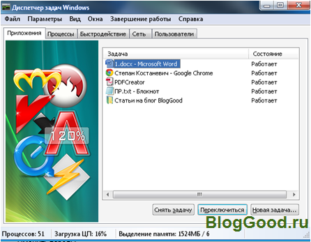 Как закрыть зависшую программу на Windows XP/7