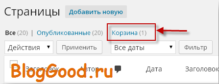 Как автоматически очистить корзину на WordPress
