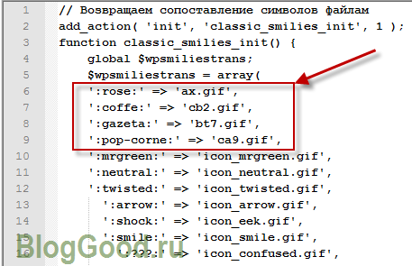 Как без плагина установить смайлики и добавить новые для WordPress 4.2 и выше 