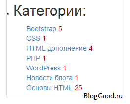 Как убрать скобки в записи количества постов на WordPress