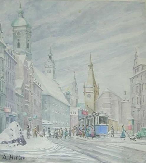 Картины Адольфа Гитлера (фото)