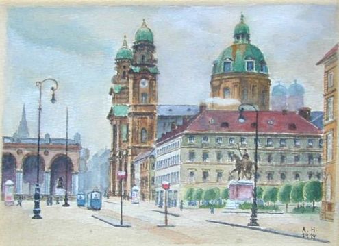 Картины Адольфа Гитлера (фото)