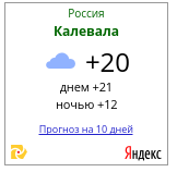 Готовый код погоды на сайт (информер)