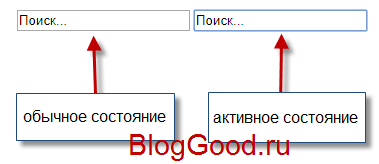 Как убрать обводку при клике на input (поле формы)