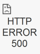 Сайт пока не может обработать этот запрос HTTP ERROR 500